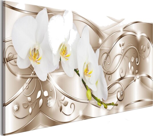 Bilde Flowering 1 Part Narrow Beige 150x50 Artgeist sp. z o. o.