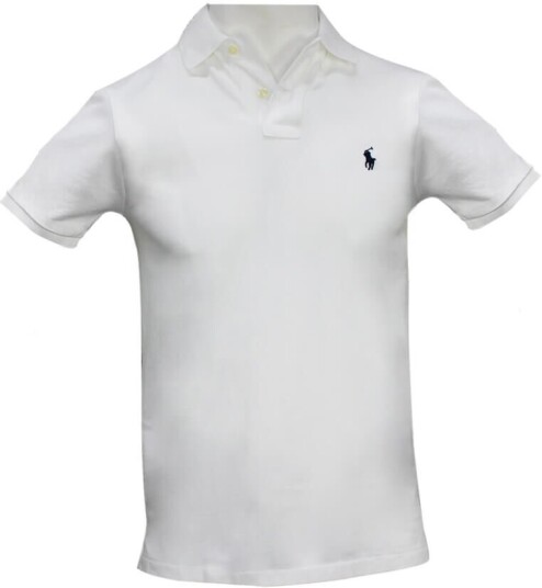 Ralph Lauren SS Slim Fit Polo PPC White Str XXL Ralph Lauren SS Slim Fit Polo PPC White Str XXL