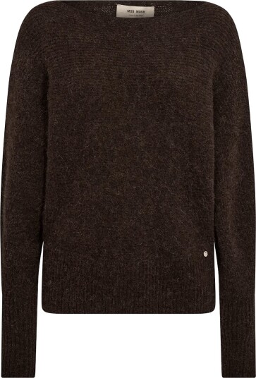 MOS MOSH Mmthora Boatneck Knit Brown XS
