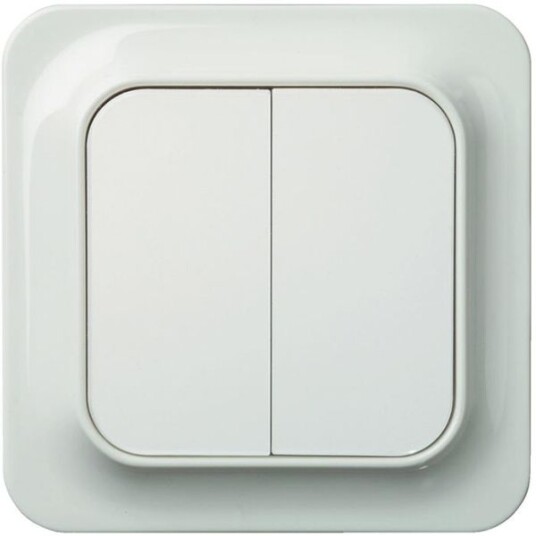 Schneider Electric Trend 183012700 Strømbryter hvit Dobbeltrapp