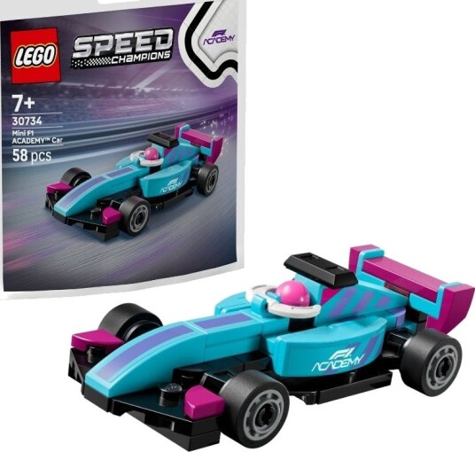 Lego Speed Champions 30734 F1 Academy Minibil Byggeleke
