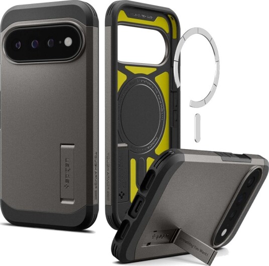 Spigen Tough Armor MagSafe Deksel for Google Pixel 11 Pro XL - Gunmetal Spigen Tough Armor MagSafe Deksel for Google Pixel 11 Pro XL - Gunmetal