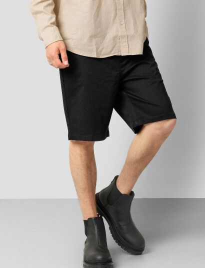 Clean Cut Copenhagen Milano Twill Shorts - Black - L