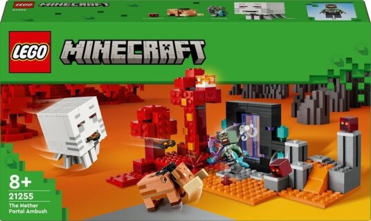 LEGO® Minecraft® Bakholdsangrep ved underverden 21255 byggelekesett (352 deler)