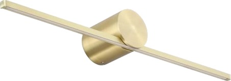 Vegglys Led Moderne Slim M Ip44 Gull