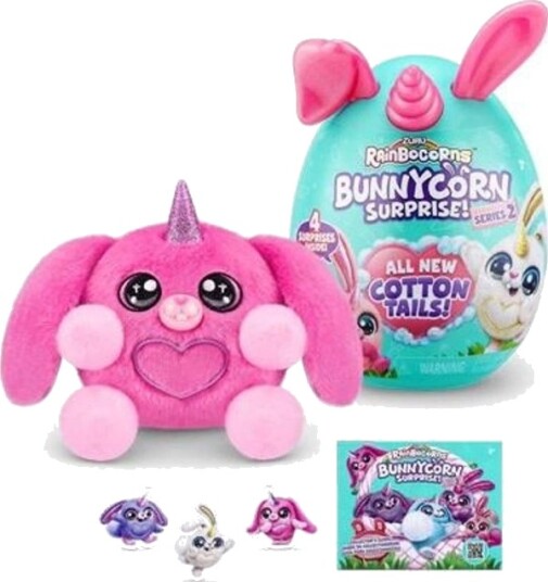 Rainbocorns Myk Kosedyrleketøy Med Tilbehør Bunnycorn Serie 2 9280 Rainbocorns Myk Kosedyrleketøy Med Tilbehør Bunnycorn Serie 2 9280