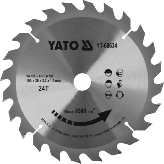YATO YT 60634 Mellomleggsskive vinkelsliper