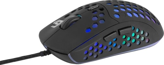 Gembird Ragnar RX400 Gamingmus med RGB-lys, 6 knapper, 10000 DPI - Svart