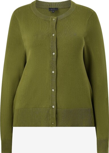 Zizzi Kardigan mCarrie L/S Grønn