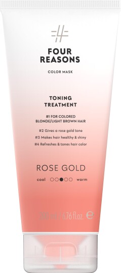 Four Reasons Color Mask Toning Treatment Rose Gold 200ml