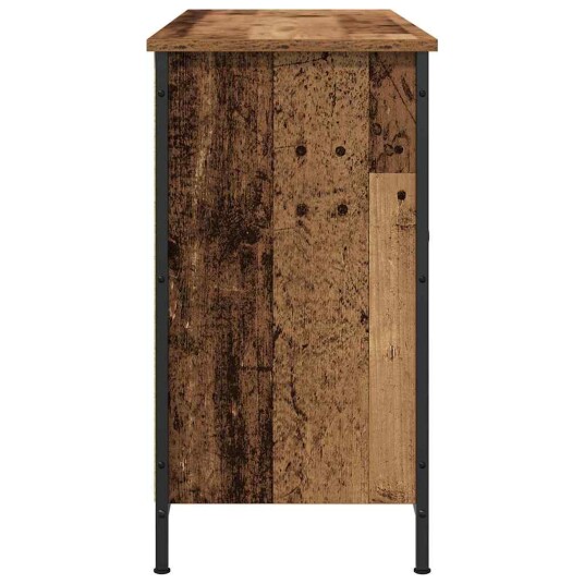 TV skap Artisan Eik 101x35x65 cm Konstruert tre og stål TV skap Artisan Eik 101x35x65 cm Konstruert tre og stål