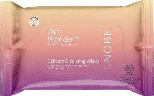 NOBE Oat Wonder Delicate Cleansing Wipes 25pcs NOBE Oat Wonder Delicate Cleansing Wipes 25pcs