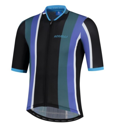 Rogelli Vintage Jersey Sort/Blå/Grønn