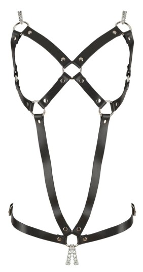 Lær Harness med Kjede S-L