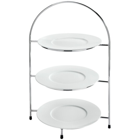 VEGA Etasjestativ Anthea; 43 cm (H); Sølvfarge; Rund