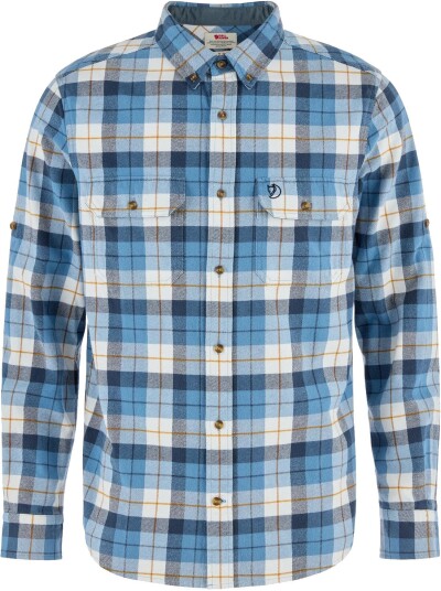 Fjällräven Men"s Singi Heavy Flannel Shirt Dawn Blue/Eggshell, XL