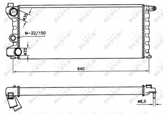 Radiator NRF 58742