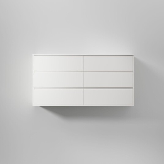 INR Iconic Nordic Rooms Terra Servantskap Pure White / 140cm Dobbel Grip