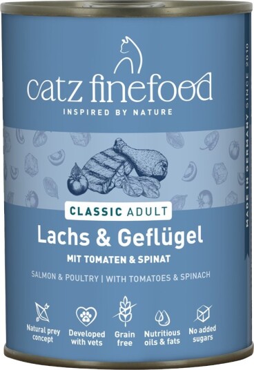 Catz Finefood Laks Og Fjærkre 24 X 400 G