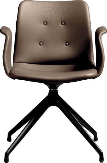 Sibast Furniture Bent Hansen Primum 4 stjerners Spisestol med Svingbar Sort/ Zenso 3 292