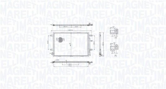 Kondensator MAGNETI MARELLI 350203103500 Kondensator MAGNETI MARELLI 350203103500