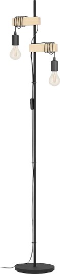 EGLO Gulvlampe Townshend Svart Gulvlamper EGLO Gulvlampe Townshend Svart Gulvlamper
