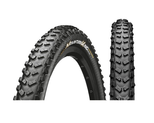 CONTINENTAL Mountain King ProTection Folding tire (58-622) Black/black, BlackChili, PSI max:3,8 (bar), ProTection, Weight:770 g CONTINENTAL Mountain King ProTection Folding tire (58-622) Black/black, BlackChili, PSI max:3,8 (bar), ProTection, Weight:770 g