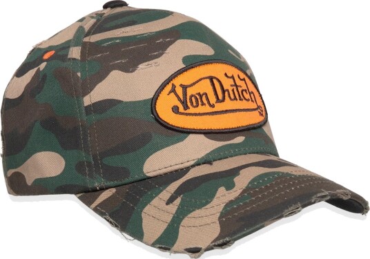 Von Dutch Oval Patch Camouflage Adjustable Von Dutch   Multi/patterned   ONE SIZE