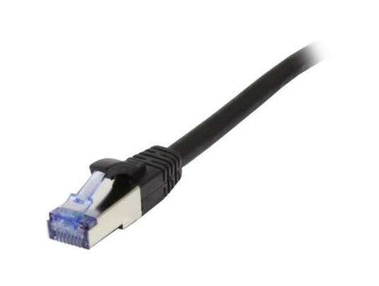 Patchkabel Rj45 Cat6a 500Mhz 75M Schwarz Sstpsftp Komponent Getestetghmt Certified Awg26 Synergy 21