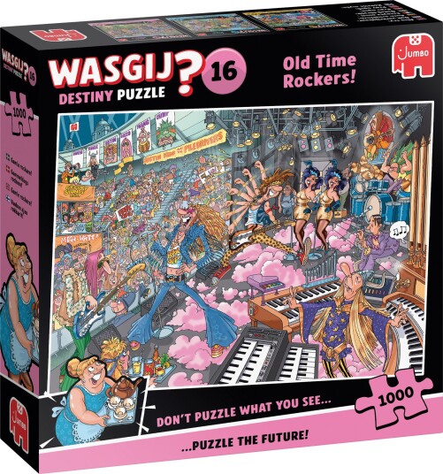 Wasgij Destiny 16 Puslespill Old Time Rockers! 1000 Brikker Wasgij Destiny 16 Puslespill Old Time Rockers! 1000 Brikker