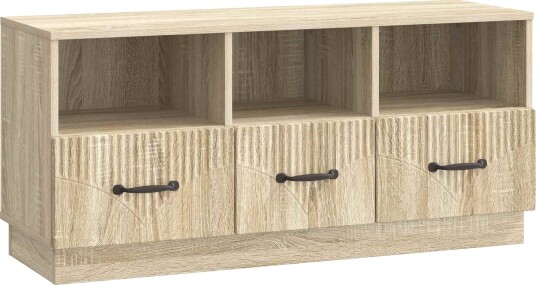 TV skap med skuff Sonoma eik 102 x 34,5 x 47 cm Konstruert tre TV skap med skuff Sonoma eik 102 x 34,5 x 47 cm Konstruert tre
