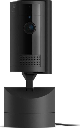Ring Pan-Tilt Svart Innendørs Kamera for Sikkerhetsovervåkning Ring Pan-Tilt Svart Innendørs Kamera for Sikkerhetsovervåkning