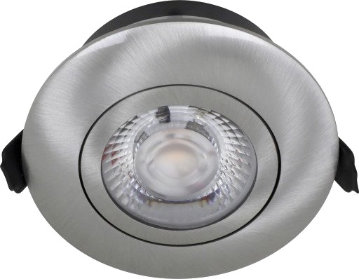 Nordtronic Low Profile Flexible downlight Ø8,3 cm børstet alu 4000K