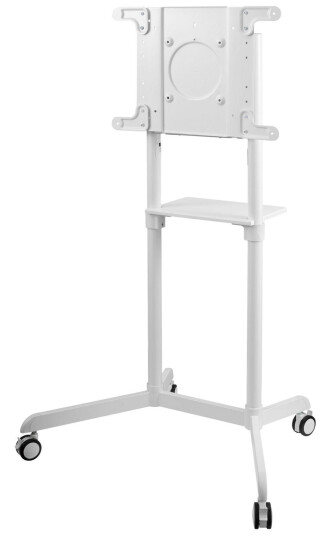 VIVOLINK Mobile stand - vogn - Tyverisikker - for LCD TV / kurvet LCD TV - hvit VIVOLINK Mobile stand - vogn - Tyverisikker - for LCD TV / kurvet LCD TV - hvit