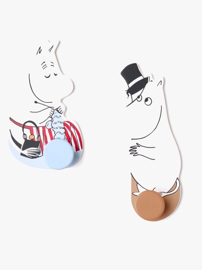 Kid's Concept Knagger 2 Sett Mummimamma Moomin Multi Patterned One Size Kid's Concept Knagger 2 Sett Mummimamma Moomin Multi Patterned One Size