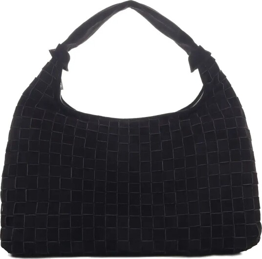 Nunoo Mini Dandy Braided Suede Black   Black   ONE SIZE
