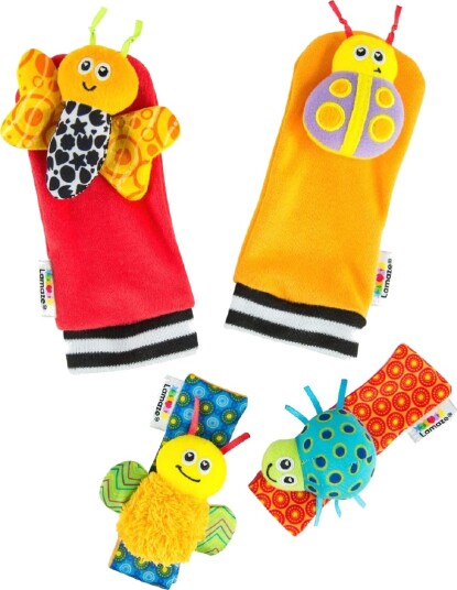 Lamaze Lamaze Gardenbug Wrist Rattle Set - Multi/patterned - ONE SIZE