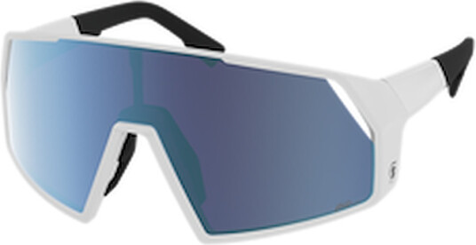 SCOTT Pro Shield sykkelbriller Hvit/AMP Blue Chrome SCOTT Pro Shield sykkelbriller Hvit/AMP Blue Chrome