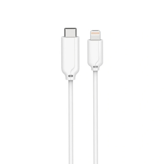 MicroConnect 2m USB-C til Lightning kabel MFI Hvit