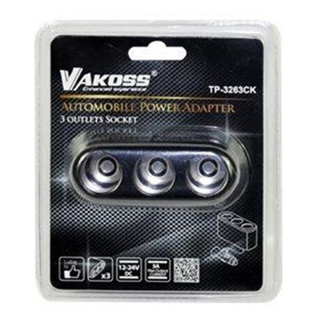 Vakoss car power adapter - cigarette lighter