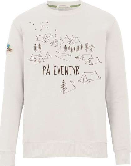 Genser til barn 12 år Speiderne Camp Sweater Kid 152–158 White Genser til barn 12 år Speiderne Camp Sweater Kid 152–158 White