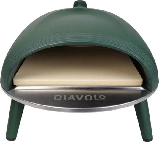 Delivita Diavolo Gas-Fired Pizza Oven Green Delivita Diavolo Gas-Fired Pizza Oven Green
