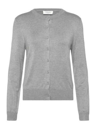 Rosemunde Rwdenise Ls Regular Cardigan - Grey - XS