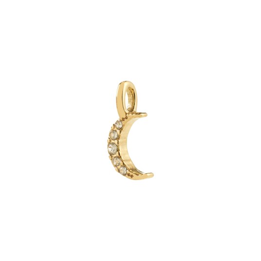 Pilgrim CHARM mini måneanheng gullbelagt