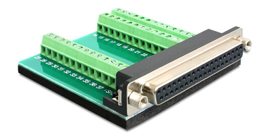 DeLOCK Adapter Sub-D 37 pin female > Terminal Block 39 pin DeLOCK Adapter Sub-D 37 pin female > Terminal Block 39 pin