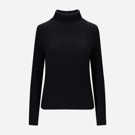 Joseph High-Neck Cashmere Sweater Black