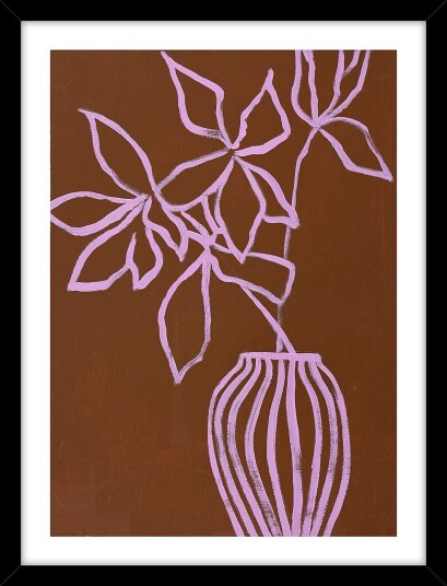 MalerifabrikkenFine Art Board / Lilac umber / Svart rammeBrunBilder & skilt
