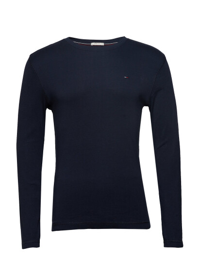 Tommy Jeans Tjm Original Rib Longsleeve Tee - Navy - XXL Tommy Jeans Tjm Original Rib Longsleeve Tee - Navy - XXL