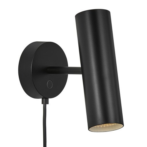Dftp MIB 6 vegglampe, sort