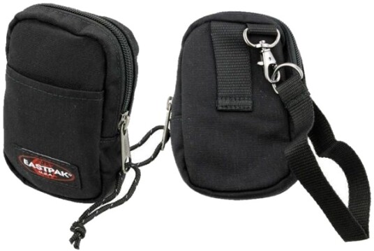 Eastpak Round Mykt Penal Nylon Sort Monokromatisk Glidelås Alle Kjønn